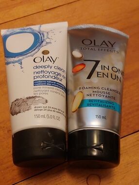 💜5/$25💜  Olay Lot of 2 Face Cleansers Almost Full